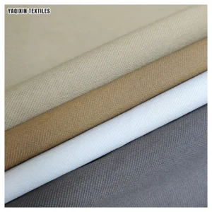 A2266 New Material 53%Cotton 45%Nylon 2%Spandex Double Line Twill Stretch Fabric 250gsm Super Soft Stretch Pants Fabric