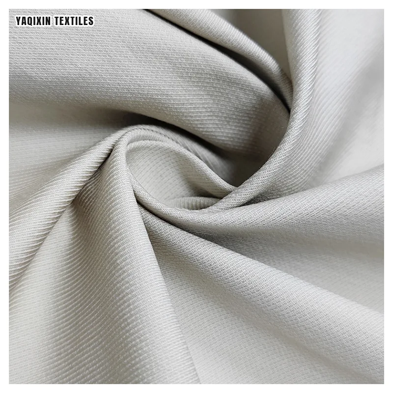 A2266 New Material 53%Cotton 45%Nylon 2%Spandex Double Line Twill Stretch Fabric 250gsm Super Soft Stretch Pants Fabric