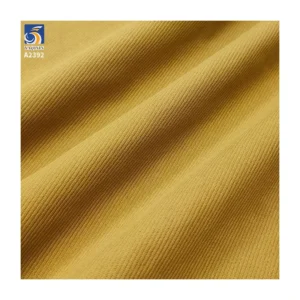 A2392 Wholesale Customized 200gsm TR Texture Khaki Double Twill 100% Cotton Fabric Double Twill Cotton Chino Fabric