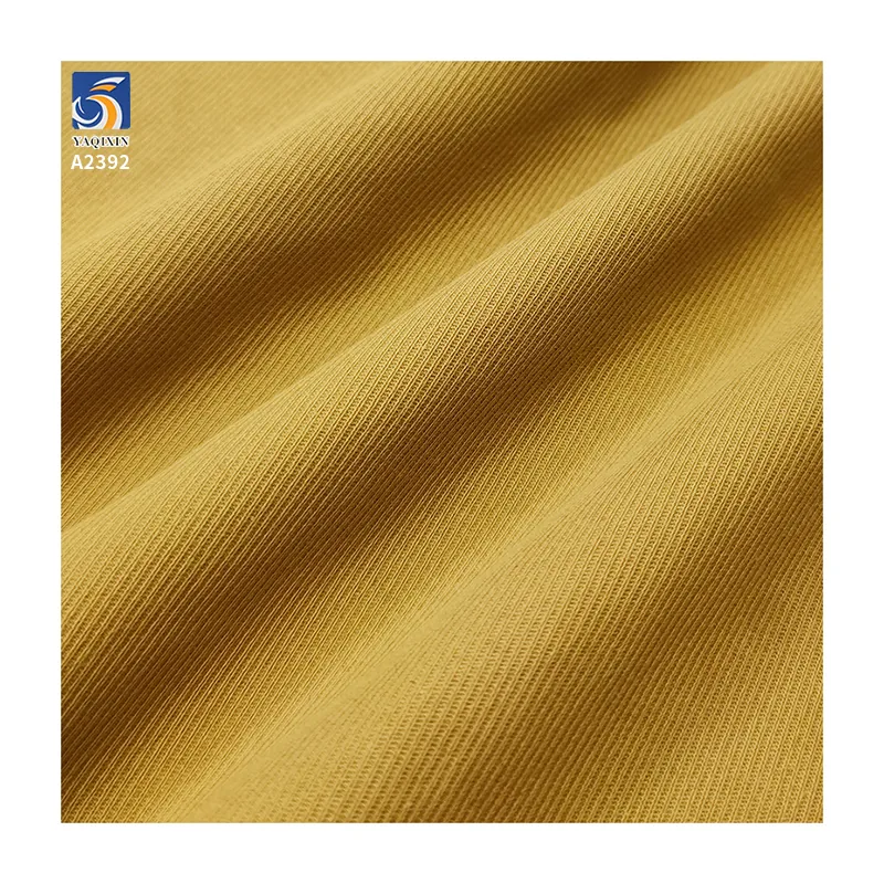 A2392 Wholesale Customized 200gsm TR Texture Khaki Double Twill 100% Cotton Fabric Double Twill Cotton Chino Fabric