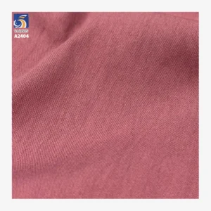 A2404 Summer 135gsm 65% Cotton 35% Nylon Blended Poplin Plain Fabric Wrinkled Texture Cotton Poplin Dress Fabric for Women