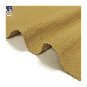 A2419 150g/m² Wholesale 50S 65% Cotton 35% Nylon Cavalry Twill Fabric High Density Twill Cotton Blend Fabric for Pants
