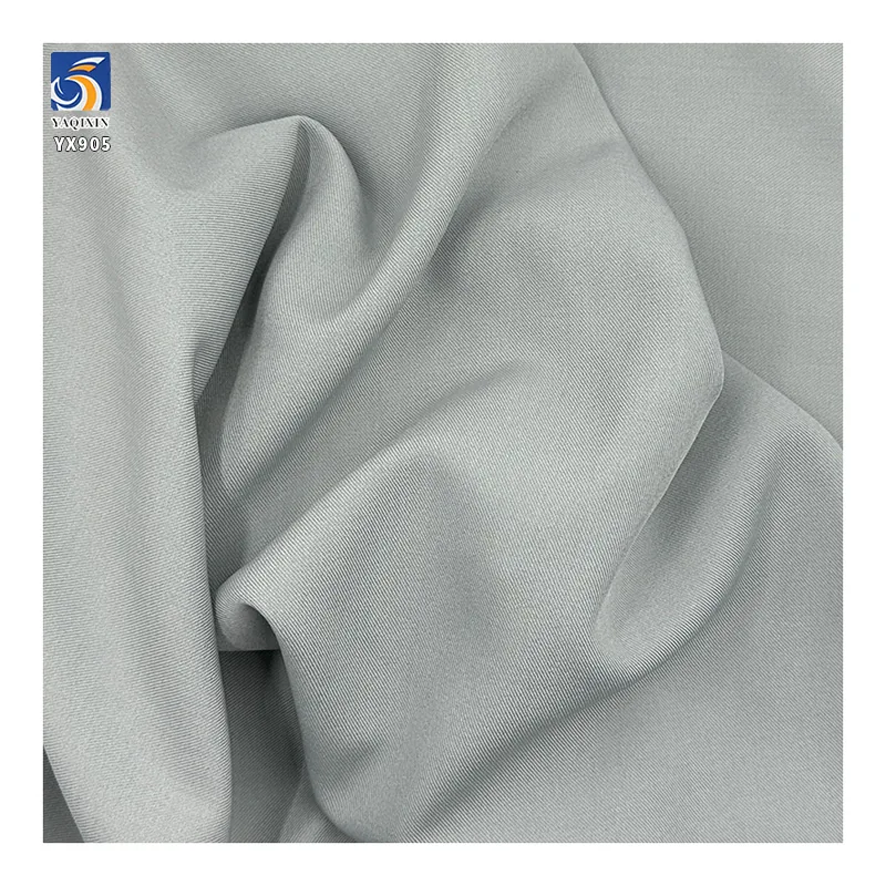 YX905 300G/M Fine Twill TR Fabric 85%Polyester 11%Cotton 4%Spandex Stretch Suit Twill Fabric for Women's Jackets and Suits