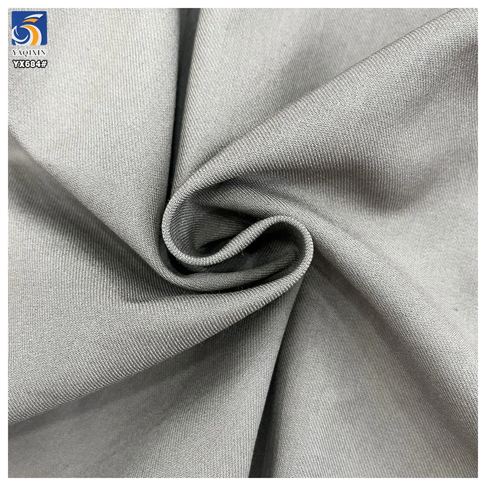 YX684 Wholesale 80% Polyester 20% Viscose Suit Fabric for Men Soft Dyed Twill Pants Fabric Uniform Man Suit Fabric