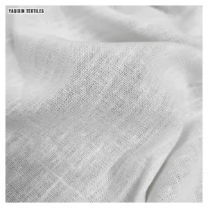 YX2168-1 China Manufacturers Stone Washed Linen Blend Fabric 180gsm 70/30 Rayon/Linen Fabric