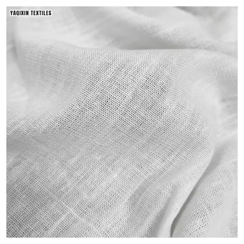 YX2168-1 China Manufacturers Stone Washed Linen Blend Fabric 180gsm 70/30 Rayon/Linen Fabric