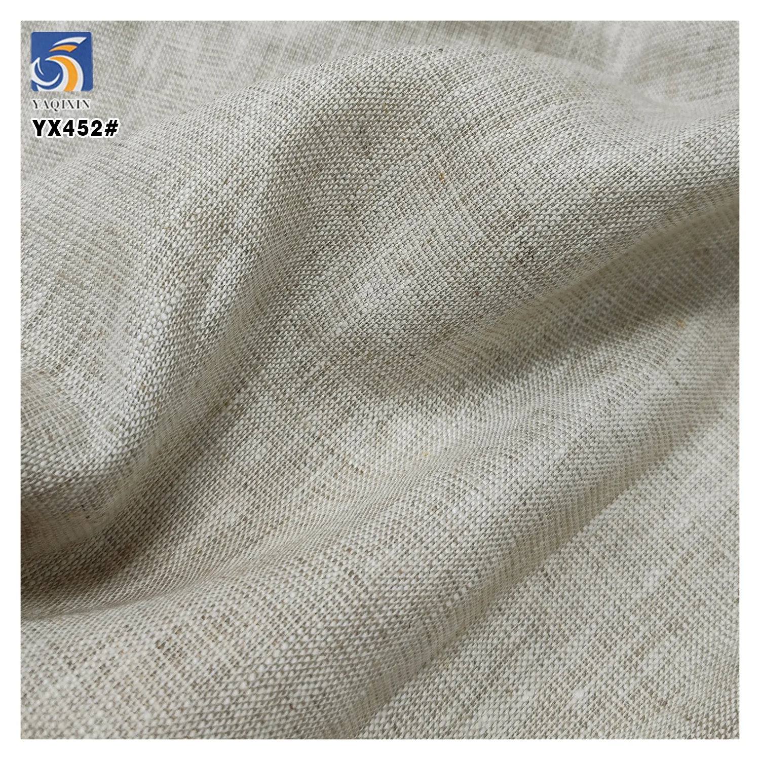 YX452 High Quality Medium Weight Eco-friendly 180-260gsm Plain Pure 100% Linen Fabric