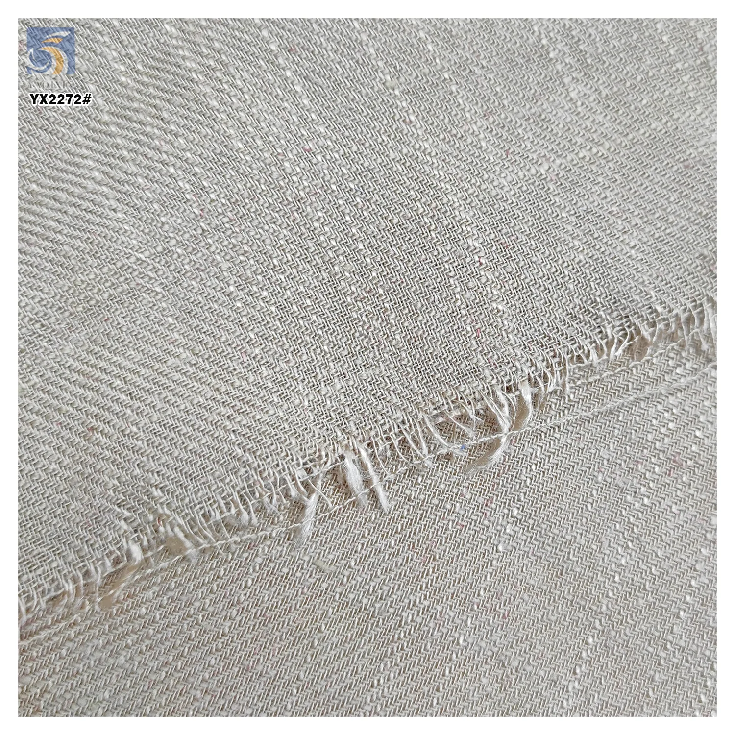 YX2272 High Quality 180gsm Twill Slub Cotton Fabric Woven Pure Color 55% Linen 45% Cotton Blend Fabric for Shirt/Pants