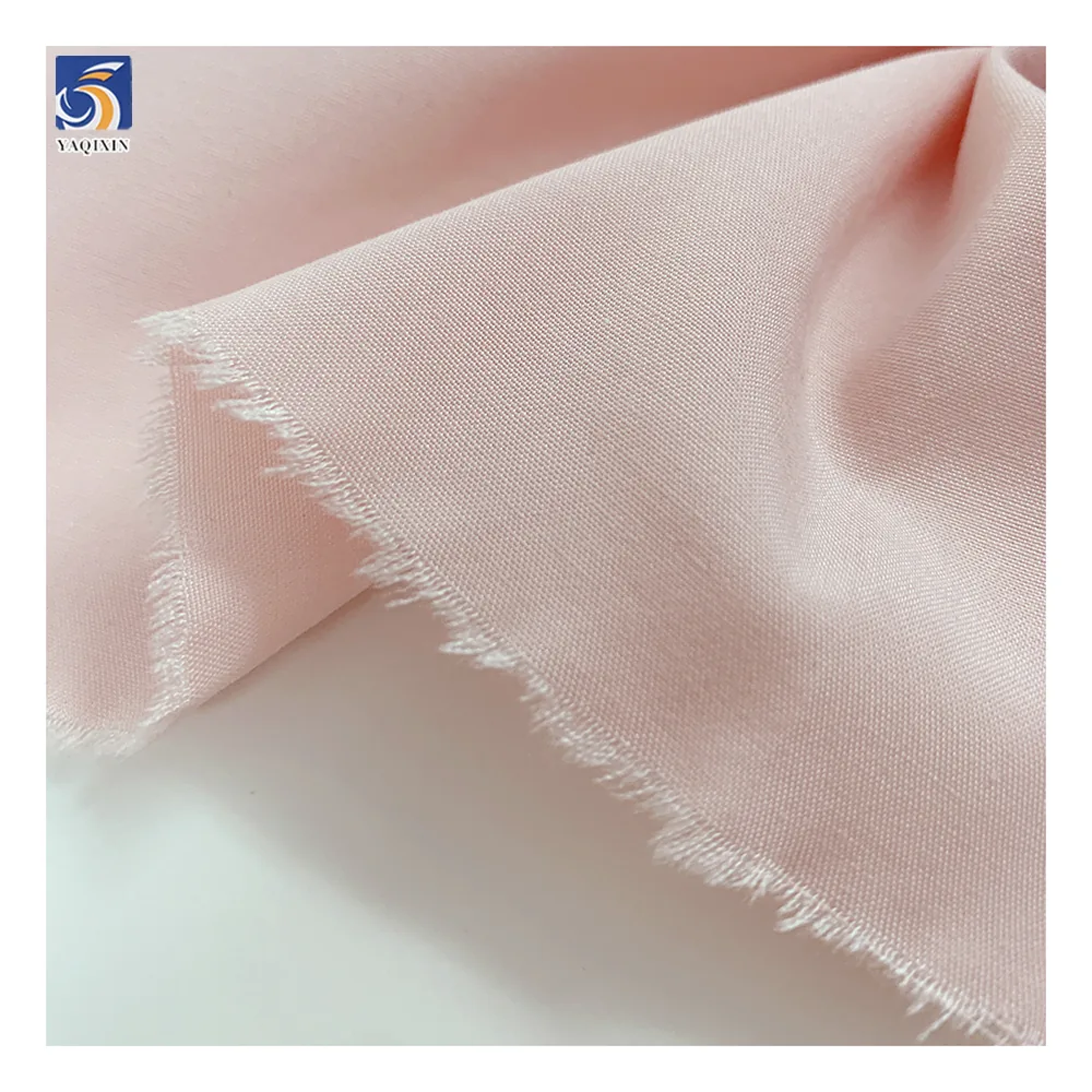 A2475 140g/m 60 Lyocell 40 Cotton Poplin Soft Pink Lightweight Fabric Cotton/Lyocell Blend Fabrics for Dress