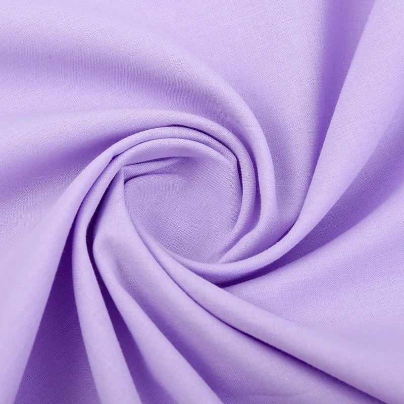85gsm High Density Voile Yarn 100 Cotton Poplin Fabric, Suitable for Summer Shirt Dress Lining