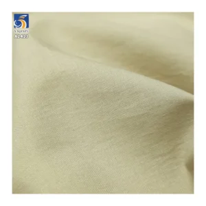 A2423 110g/m² Lightweight 60% Cotton 40% Lyocell Blended 60s Poplin Polyester Cotton Washed Fabric Shirt Dress Fabric