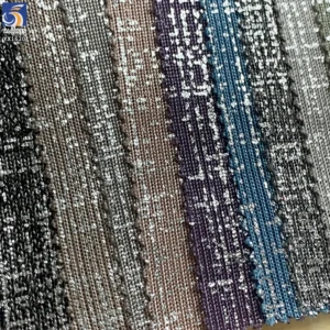 YX1620 95% Polyester 5% Spandex Foil Printed Stretch Knit Fabric Metallic Pattern Textile for Fashion Apparel and Garment