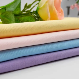 A2060 Hot 125gsm Yellow Washed Fine-Twill Thailand 100% Cotton Fabric for Children's Clothing