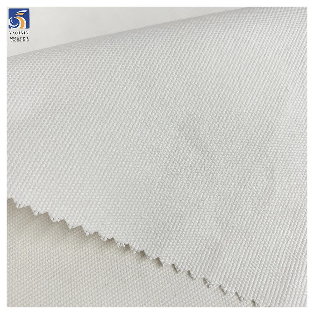 YX1376 6*6 255gsm 1 Meter Top Quality Canvas Bag Backpack Fabric Silky Smooth 100% Cotton Woven Canvas Fabric for Bag