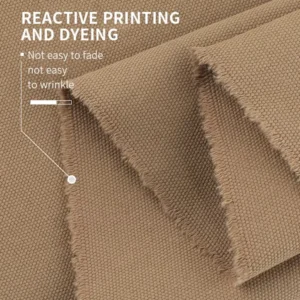 Wholesale 7+7 Canvas Material Bag Fabric 16 Oz 100 Cotton Canvas Fabric for Tote Bag Making