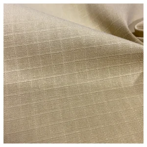Summer New 200gsm Dyed Sand Washed Cotton Bead Canvas Fabric for Sales Men Casual Windbreaker Shorts Fabric