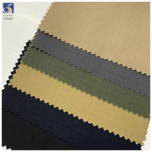 YX1481 230gsm 65% Polyester 35% Cotton Grid Jacquard Fabric for Workwear Pants Outdoor Trousers and Utility Apparel