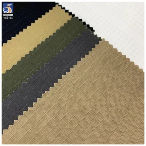 YX1481 230gsm 65% Polyester 35% Cotton Grid Jacquard Fabric for Workwear Pants Outdoor Trousers and Utility Apparel