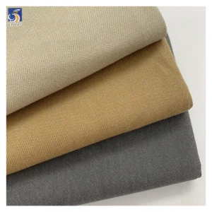 A2472 300gsm Heavyweight Khaki Lyocell Twill Fabrics Wholesale 40% Cotton 60% Lyocell Fabric for Men's Shirt Jacket