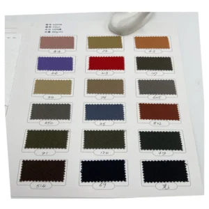 A2009 360gsm 7*7 Heavyweight High Quality Thick Twill Cotton Fabric Dark Khaki Cargo Jacket Cotton Fabric for Men