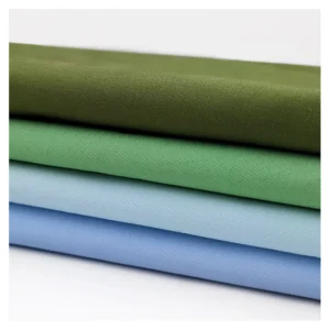 170gsm 97 Cotton 3 Spandex Stretch Cotton Twill Fabric 40S Kids Washed Cotton School Uniform Chino Pants Fabric