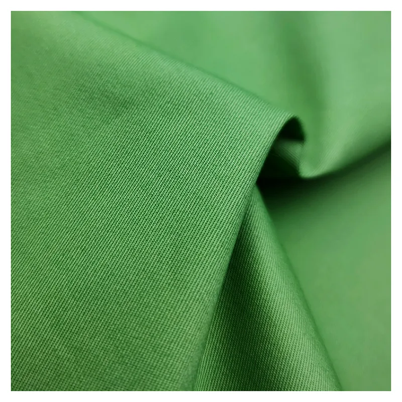 170gsm 97 Cotton 3 Spandex Stretch Cotton Twill Fabric 40S Kids Washed Cotton School Uniform Chino Pants Fabric