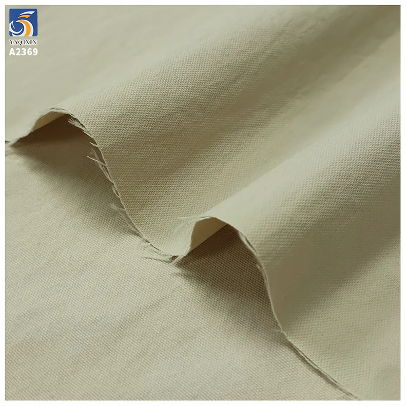 A2369 Combed T800 97% Cotton 3% Spandex Woven Stretch Twill Fabric for Ready-Made Garments Silk Composite Silk Stretch Shirts