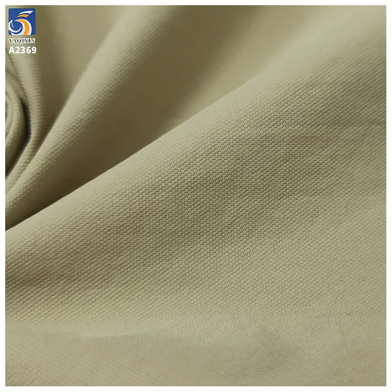 A2369 Combed T800 97% Cotton 3% Spandex Woven Stretch Twill Fabric for Ready-Made Garments Silk Composite Silk Stretch Shirts
