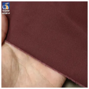 A2381 High Quality 190gsm Washed Ultra-Soft Plain Twill Cotton Fabric for Woman's Shirt Woven 100% Cotton Twill Fabric