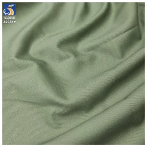 A2381 High Quality 190gsm Washed Ultra-Soft Plain Twill Cotton Fabric for Woman's Shirt Woven 100% Cotton Twill Fabric