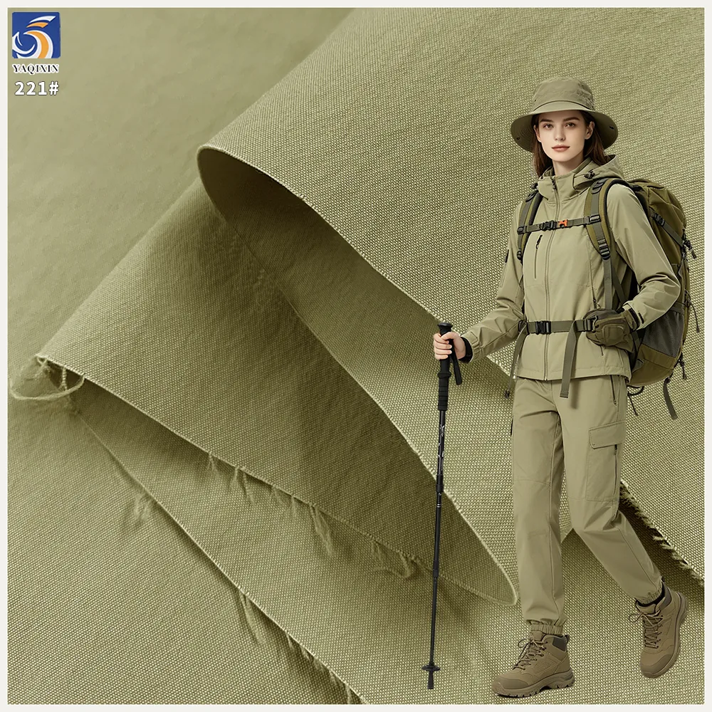Y-221 Abrasion Resistant 170g 100% Polyester Plain Oxford Wrinkle Free Fabric 165cm for Windbreaker Wholesale Price