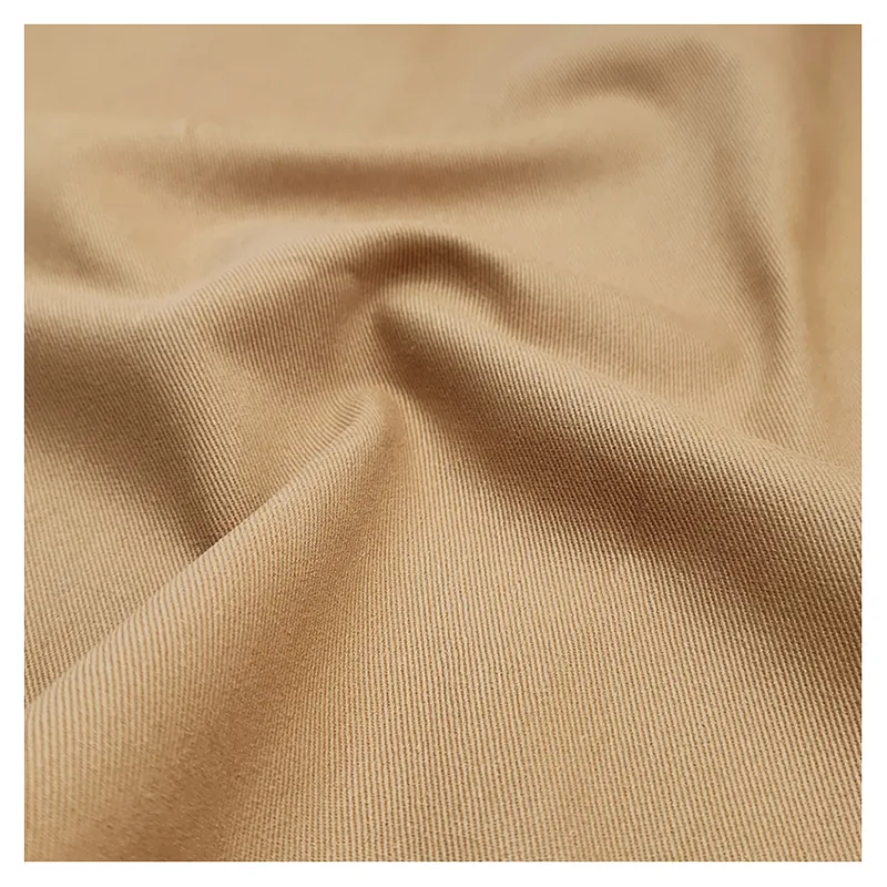 A2188 270gsm Khaki Chino 100%Cotton Twill Fabric Man Jacket Shirt Cotton Bengaline Fabric for Clothing Textile