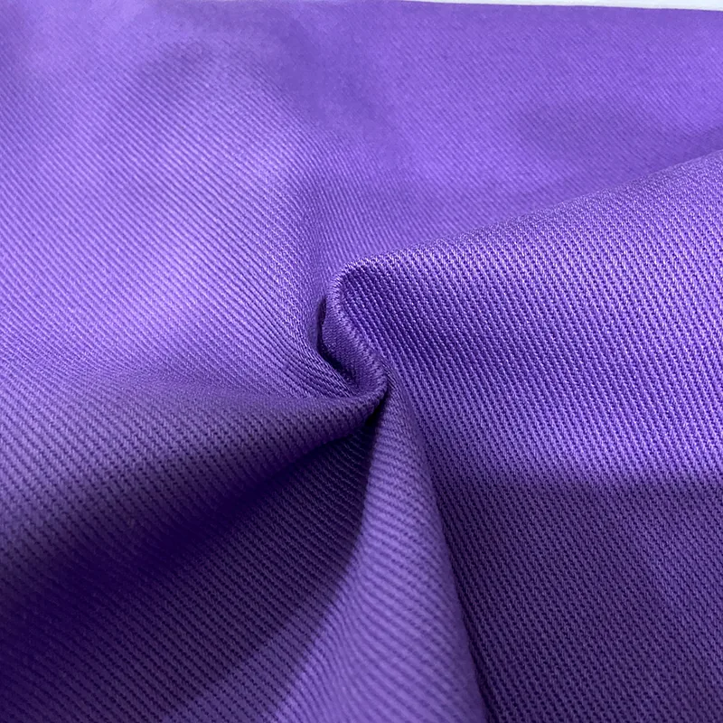 A2181 7S*7S 360gsm 100% Cotton Twill Factory Dyed  Workwear Fabric Heavyweight Coarse Card Twill Cotton Fabric