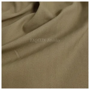 A2231 Brown 270g Double Herringbone Cotton Twill Fabric 150cm Brushed Cotton Casual Jacket Dress Fabric by Meters