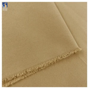 YX1168 Cheap 280gsm 100% Polyester Woven Khaki Twill Fabric for Pants Shirts Overalls Dresses Poly Coarse Twill Fabrics