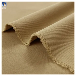 YX1168 Cheap 280gsm 100% Polyester Woven Khaki Twill Fabric for Pants Shirts Overalls Dresses Poly Coarse Twill Fabrics