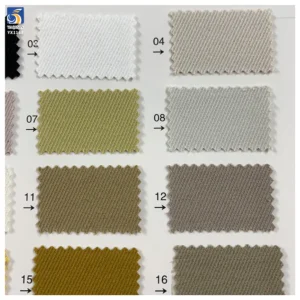 YX1168 Cheap 280gsm 100% Polyester Woven Khaki Twill Fabric for Pants Shirts Overalls Dresses Poly Coarse Twill Fabrics