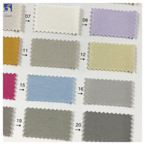 YX1169 Medium Weight 240gsm Gray and Khaki 3/3 Thick Twill Fabric Polyester Chiffon Twill Fabric for Trench Coat Woman