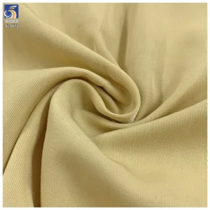 DV-6675 Factory Direct 115g 50% Cotton 50% Polyester Khaki Fine Twill Fabric 150cm Dress Shirt Twill Pants Fabric Textile