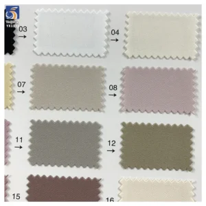 YX1171 China 100 Polyester Khaki Twill Fabric Roll Woven 240gsm 2/2 Cheap Thick Twill Fabric for Women's Pants Coats and Skirts