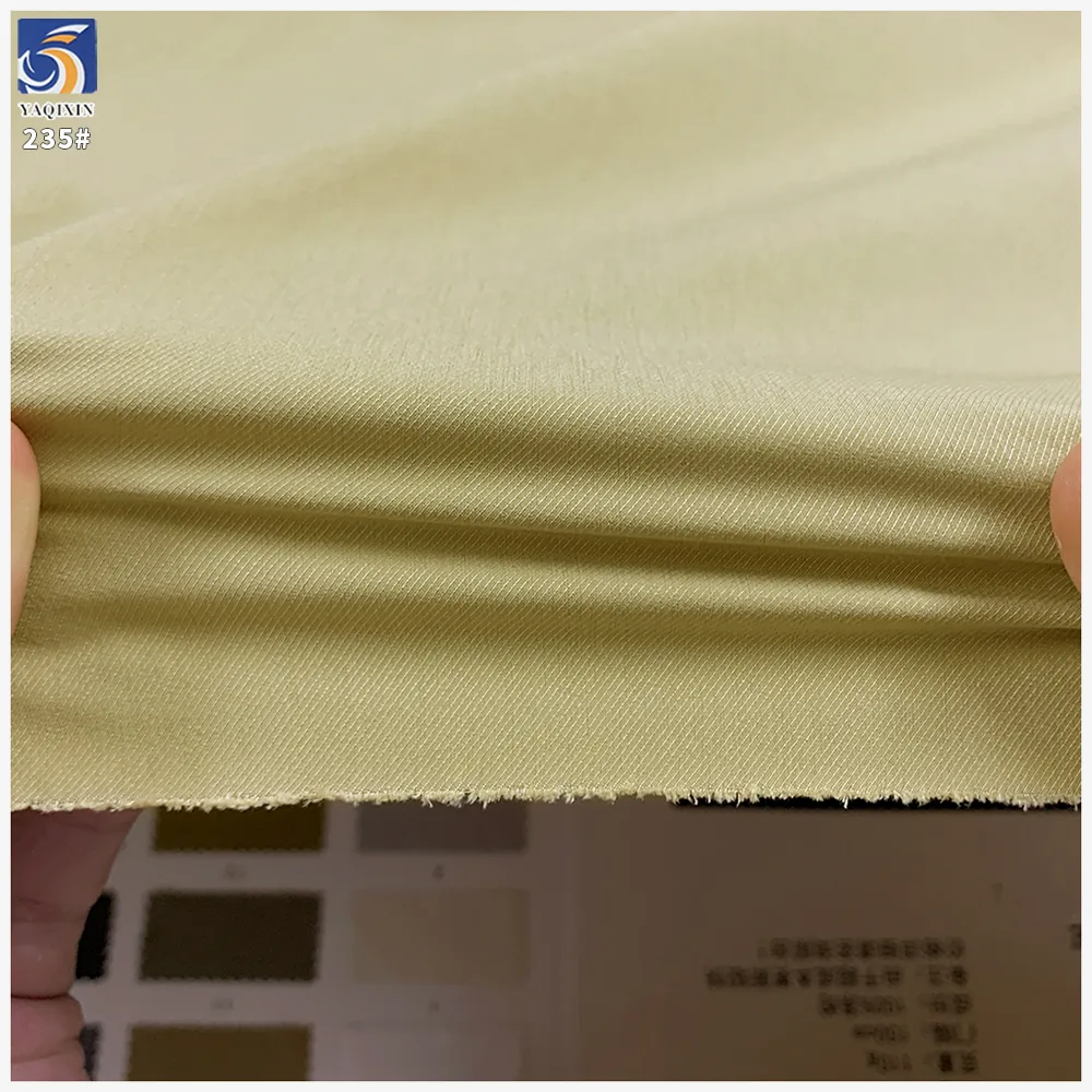 Y-235 110g Lightweight High Shrinkage Cavalry Twill Fabric 100% Polyester 2/1 Twill Fabric for Pants Casual Wear Wholesale