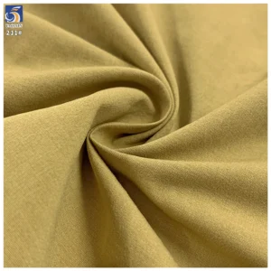 Y-211 High Quality 150g 1 Meter MOQ 100 Polyester Silky Cotton Feel Water Repellent Fabric 160cm for Jacket Trench Coat Pant