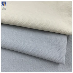 Y-203 290G High Quality Wrinkle Free 100% Polyester Linen Look Slub Canvas Fabric 160cm for Pants and Jackets