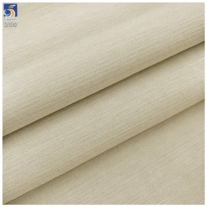 Y-203 290G High Quality Wrinkle Free 100% Polyester Linen Look Slub Canvas Fabric 160cm for Pants and Jackets