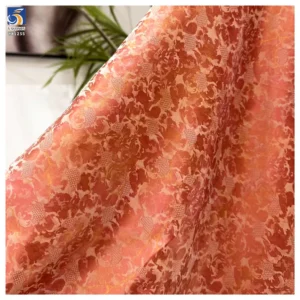 YX1255 Luxury Style Retro Cheongsam Dress Woven Polyester Jacquard Silk Fabric Chinese Acetate Jacquard Fabric