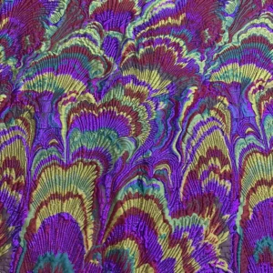 YX1567 Peacock Feather Jacquard Brocade Fabric for Dresses Traditional Clothing and Fashion Garment Sewing