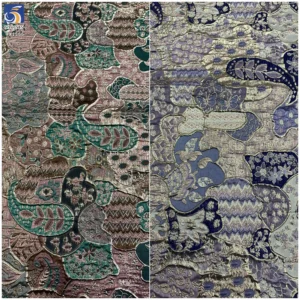 YX1566 Ethnic Floral Brocade Jacquard Fabric for Traditional Clothing Dresses Garments and Fashion Apparel Textile