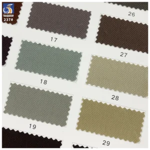 Y-237 110g No Washing/Easy Care Light Grey Woven 100% Polyester Fine Twill Fabric 150cm for Pants Casual Trousers