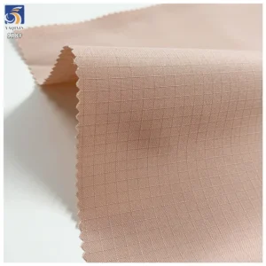 Y-178 T400 Fabric 160g 0.3cm Plaid 100% Polyester Breathable Oxford Fabric 160cm for Jacket RTS Wholesale