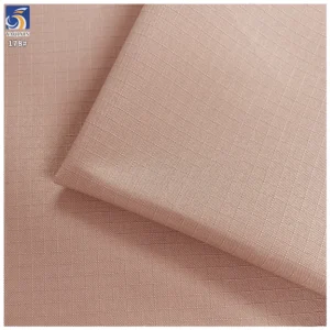 Y-178 T400 Fabric 160g 0.3cm Plaid 100% Polyester Breathable Oxford Fabric 160cm for Jacket RTS Wholesale